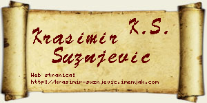 Krasimir Sužnjević vizit kartica